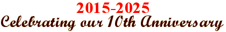 2015-2025 Celebrating our 10th Anniversary